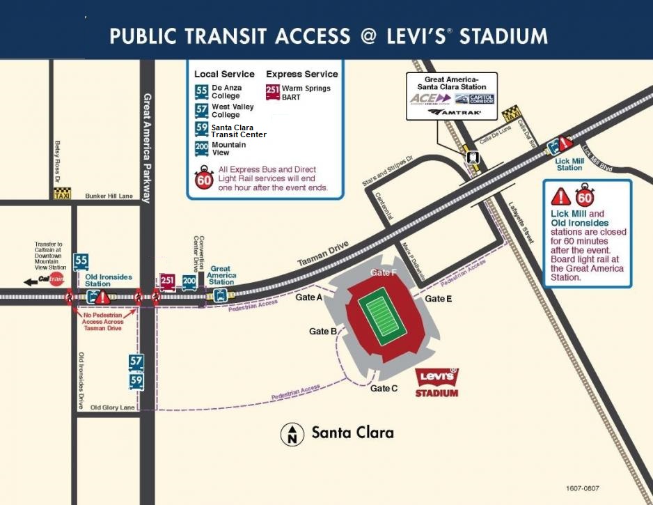 49ers Vs. Minnesota at Levi's Stadium 1/11 | VTA