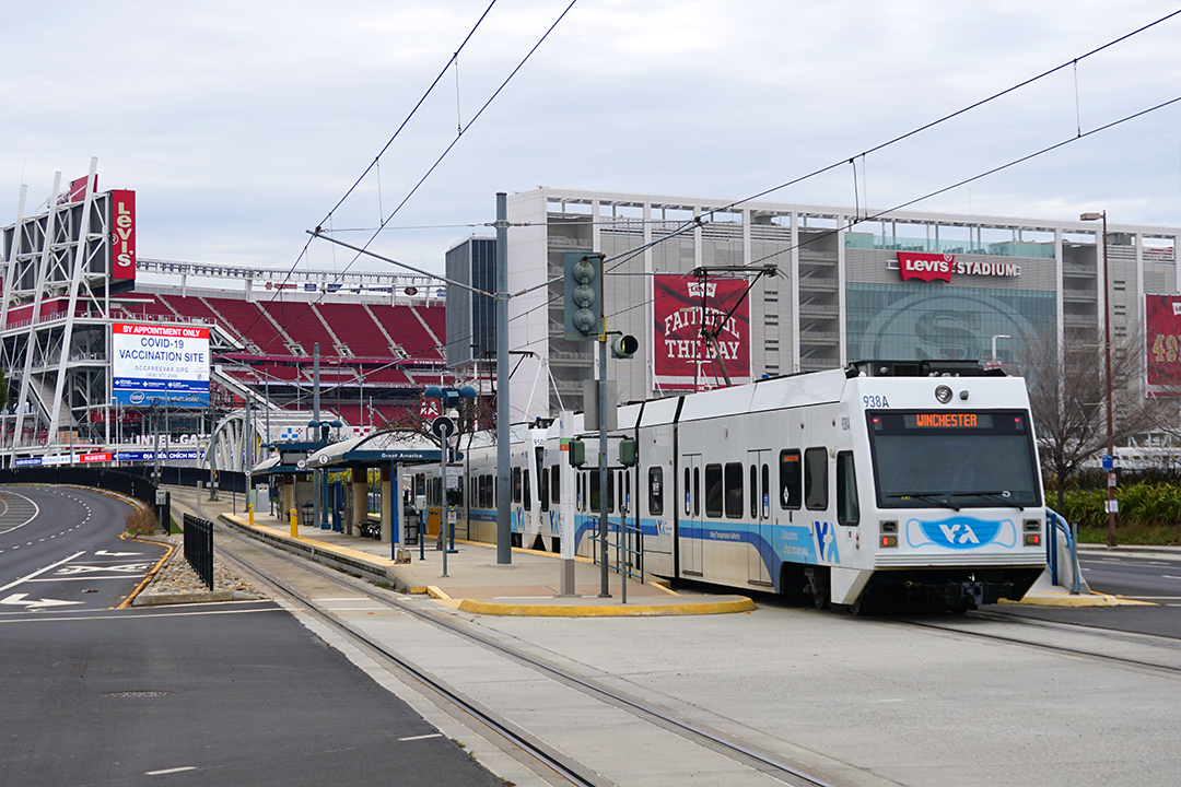 Introducir 41+ imagen vta light rail mountain view to levi’s stadium