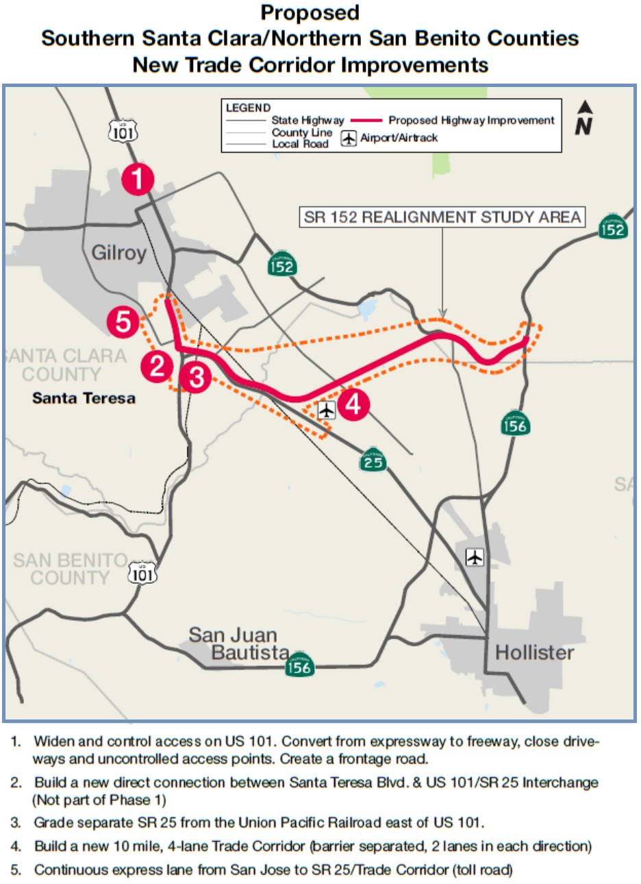 Map of the Santa Clara Valley Study Area