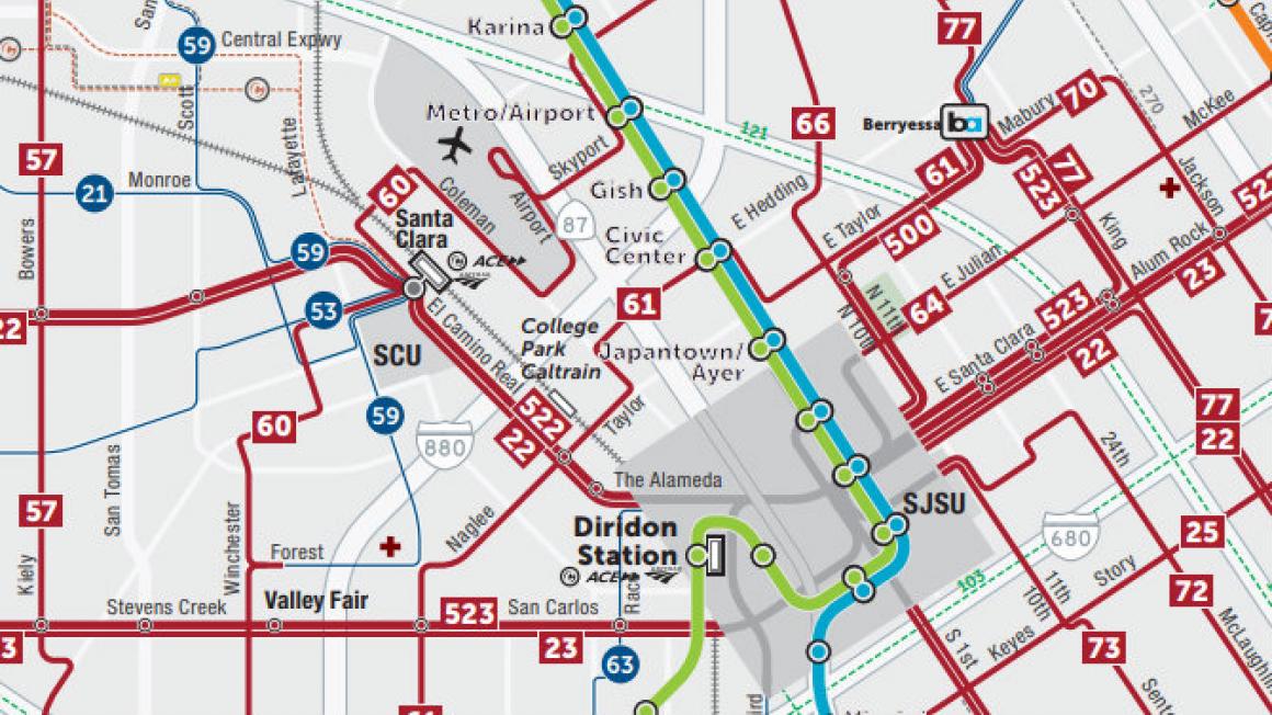 new transit service plan map