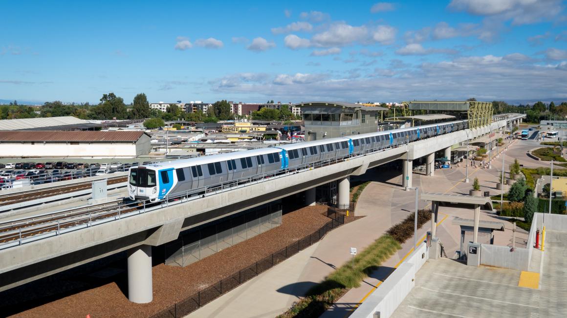 Berryessa Station with Parking Garage