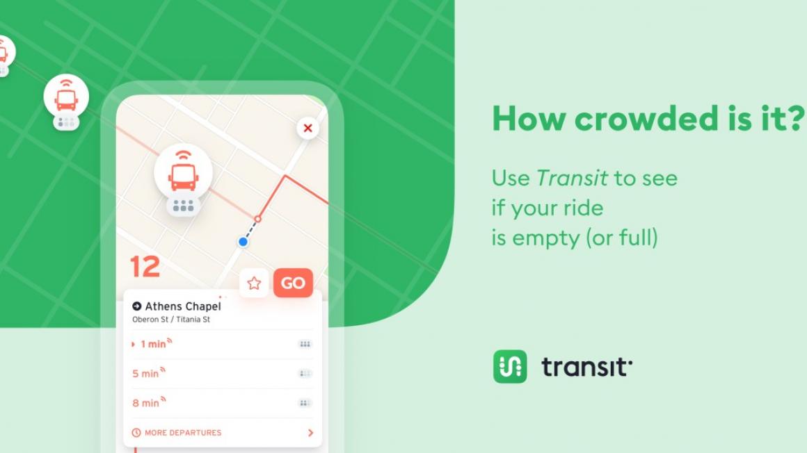 Transit app image "How crowded is it?"