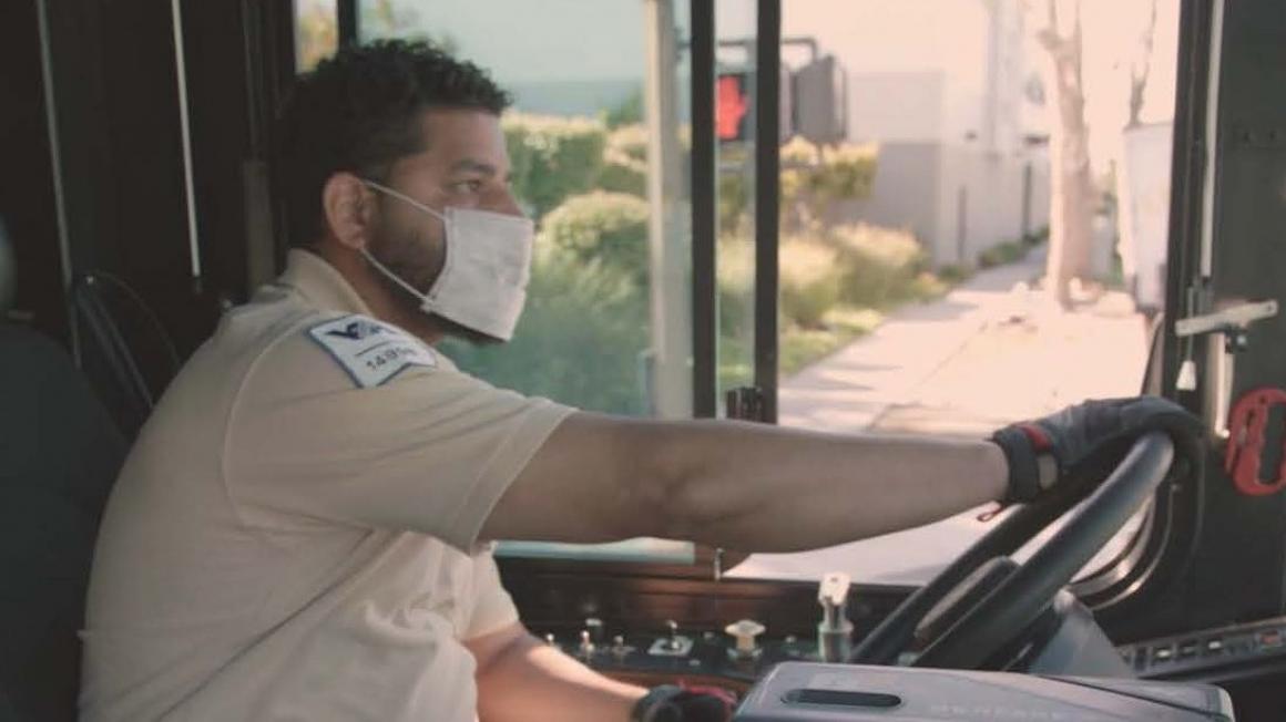 VTA operator masks up