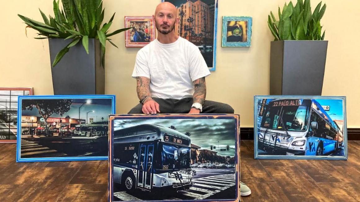 artist and VTA bus driver Danny Quintana