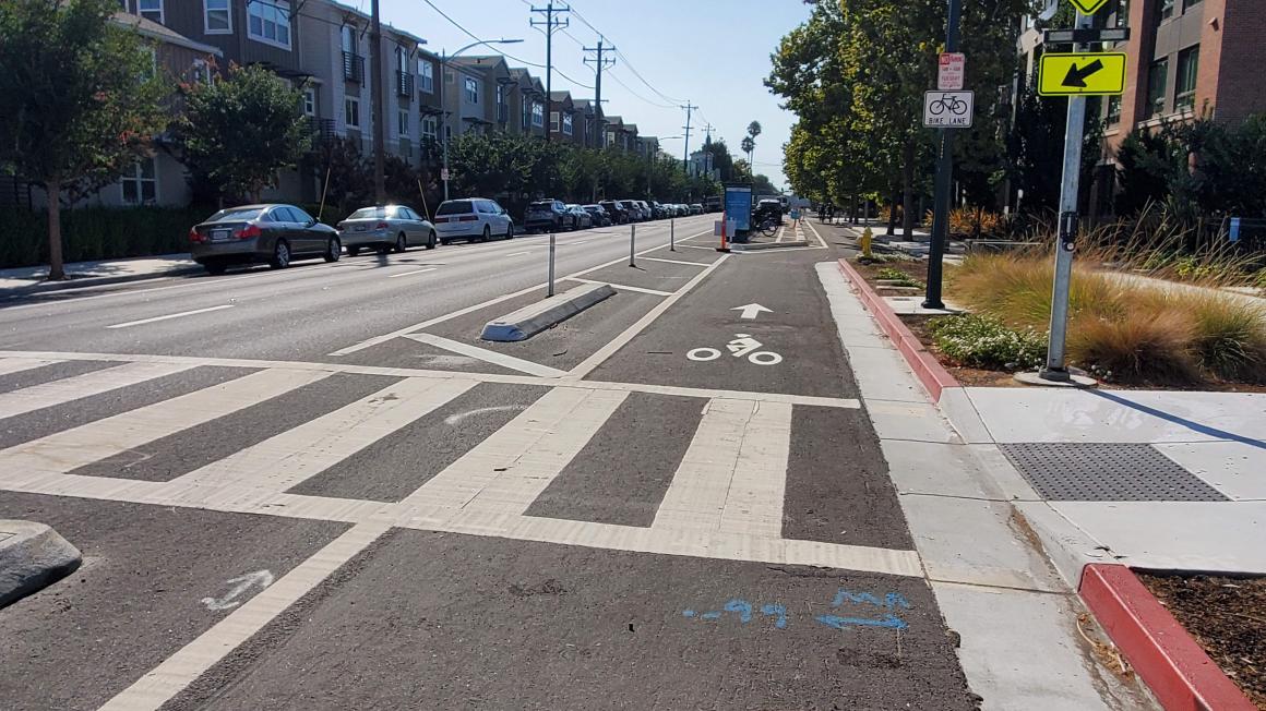 A Class 4 Bikeway in San Jose