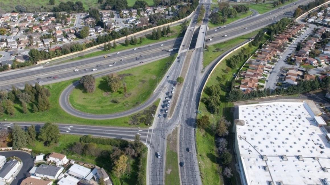 US 101 Blossom Hill interchange