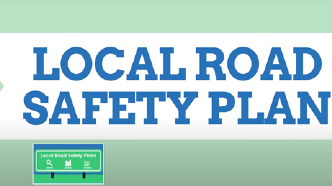 local road safety plan graphic