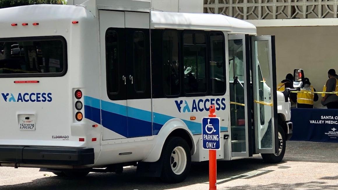 VTA Paratransit vehicle