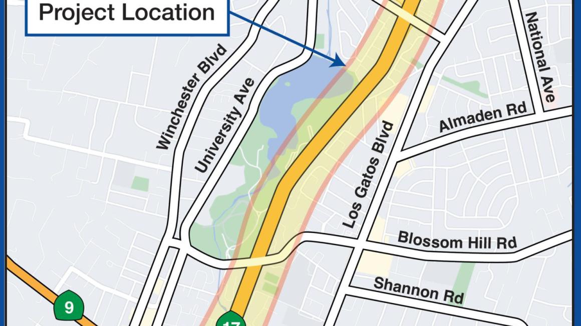 SR 17 corridor project map