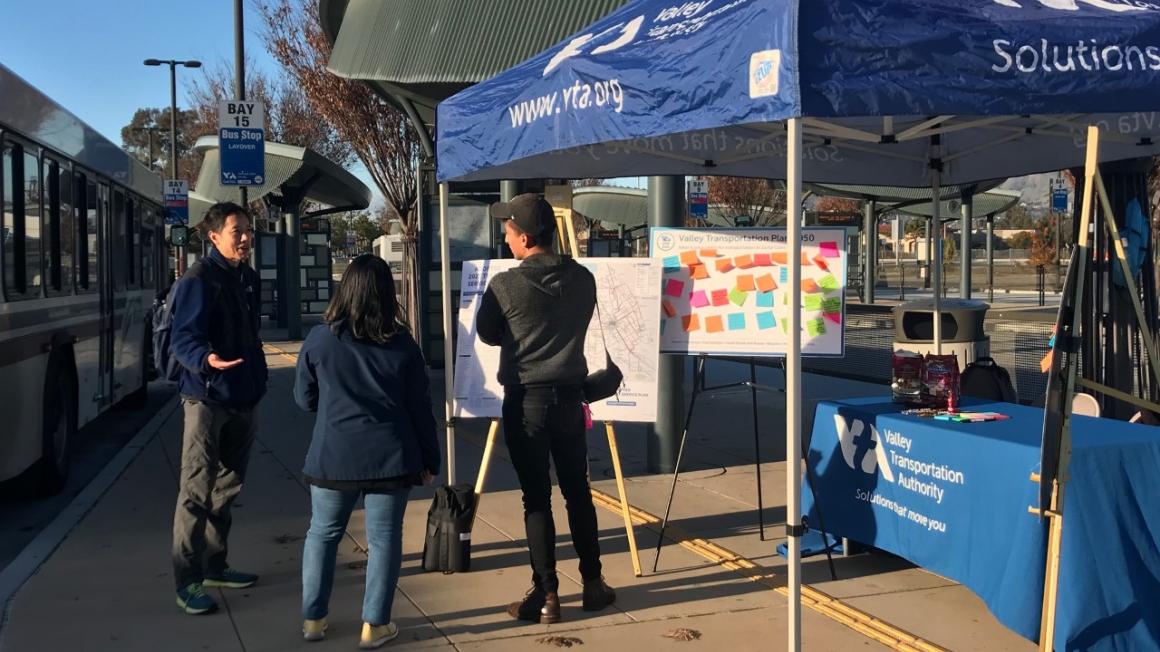 Pop up at Eastridge Transit Center