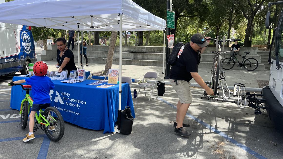 vta booth at viva calle event