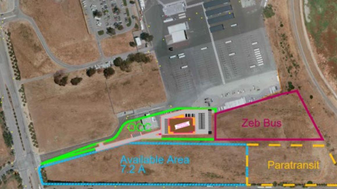 aerial map of cerone bus yard