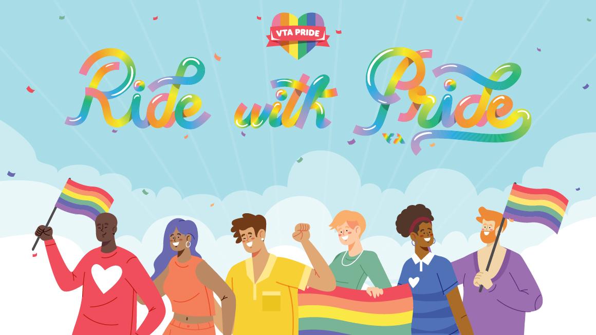 Ride with Pride VTA slogan