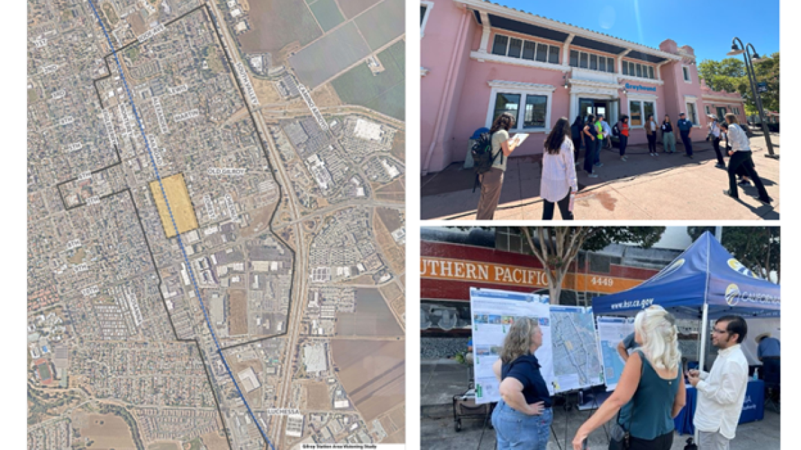 Gilroy station area