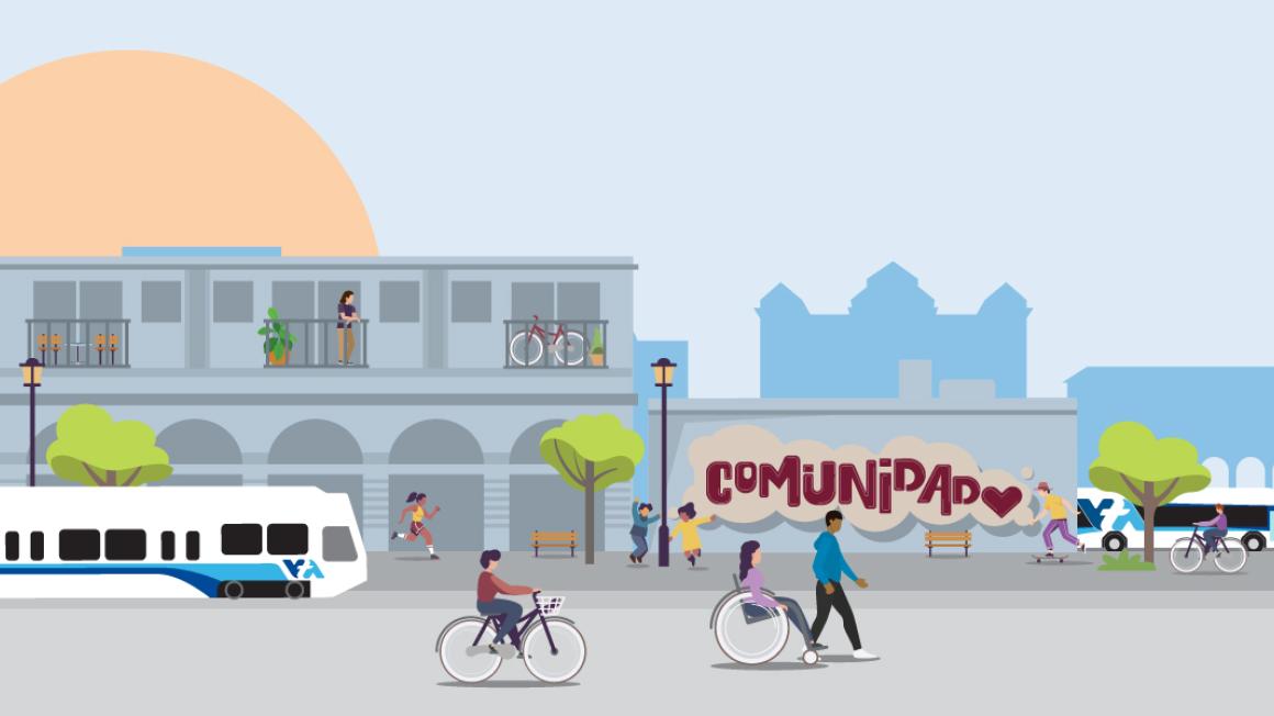 Transit Oriented Communities graphic 