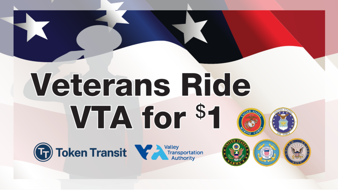 Veterans Ride VTA for $1