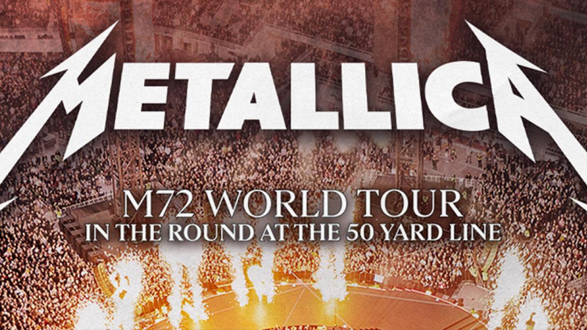 Metallica concert graphic
