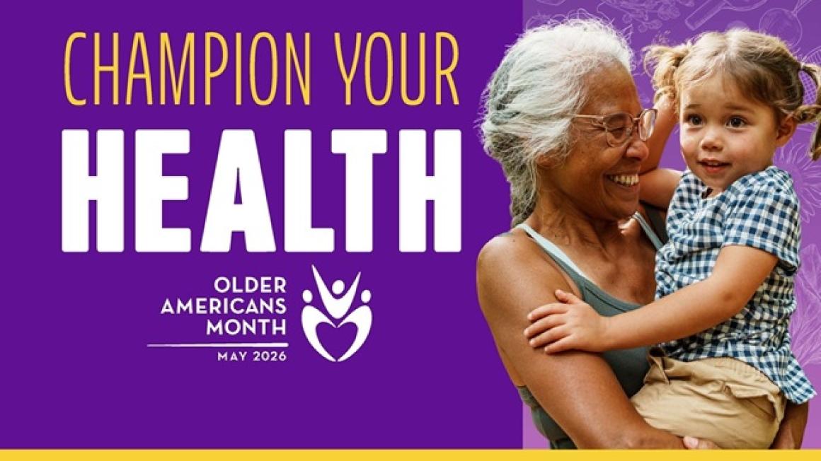 Champion Your Health image of grandmother holding her grandchild