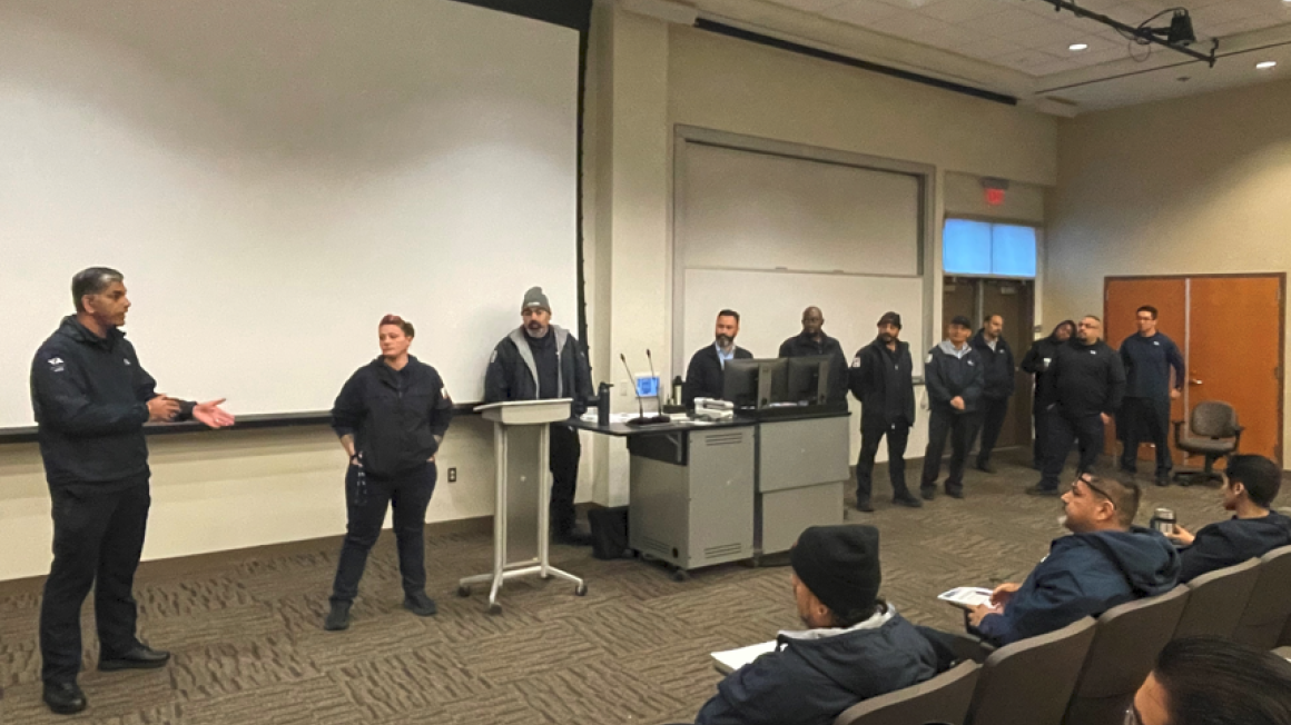 vta employees in classroom attending a training 