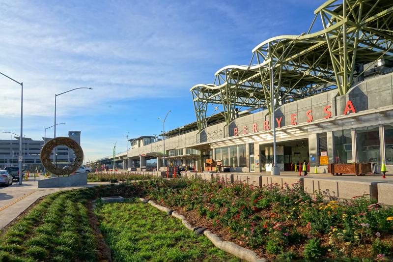 The Berryessa Transit Center & BART Station