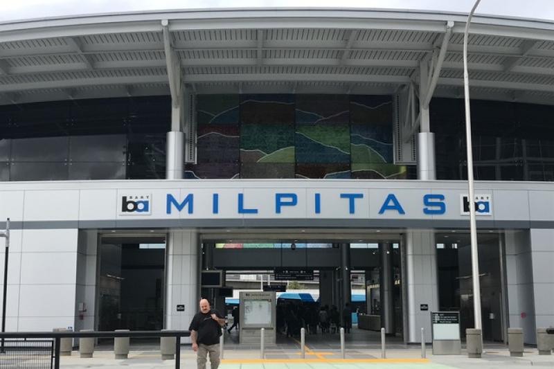 Milpitas BART Station Entrance