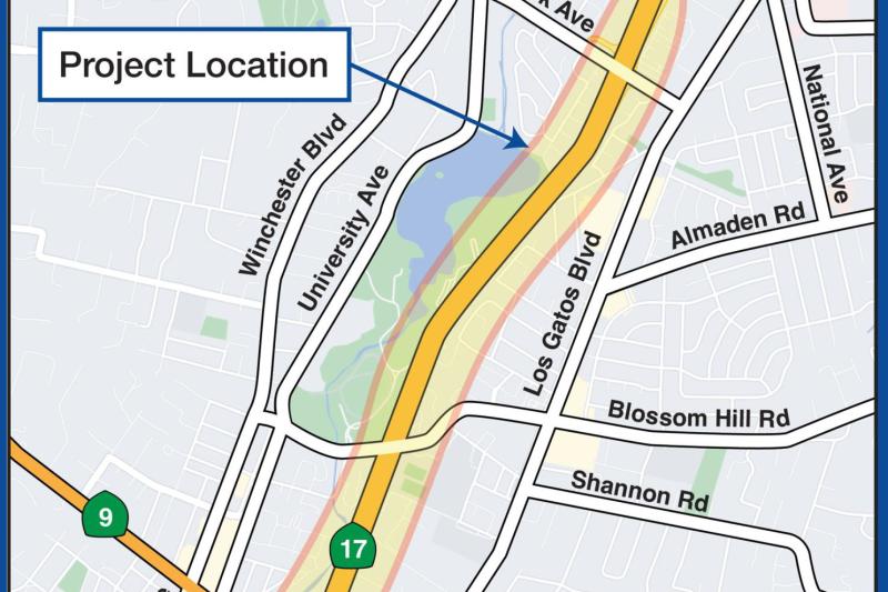 SR 17 corridor project map