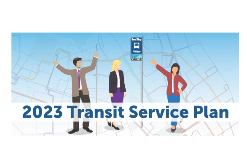 2023 Transit Service Plan banner