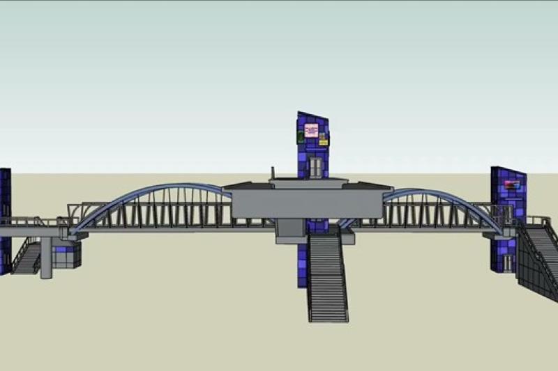 Story Road light rail station art rendering