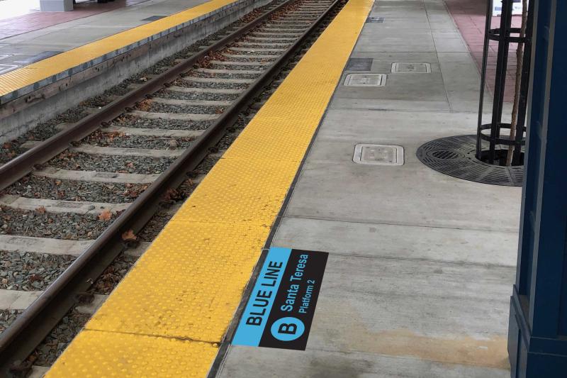 Light Rail platform