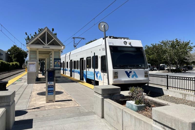 light rail station
