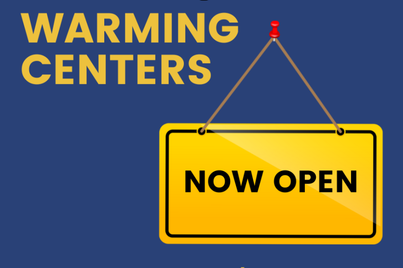 Warming Centers Now Open