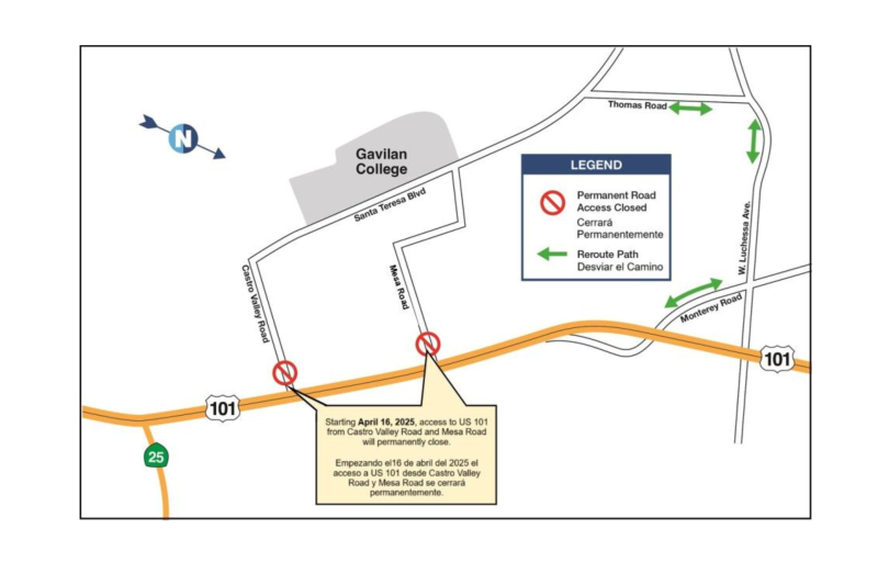 101 closure
