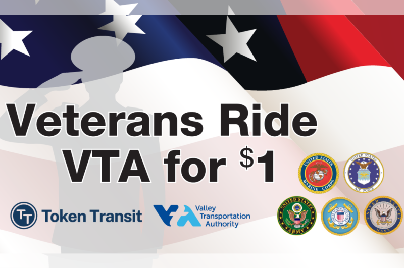 Veterans Ride VTA for $1