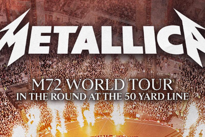 Metallica concert graphic