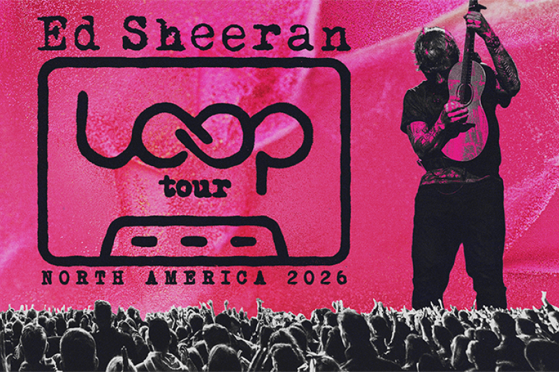Ed Sheeran Loop concert infographic at Levi's Stadium