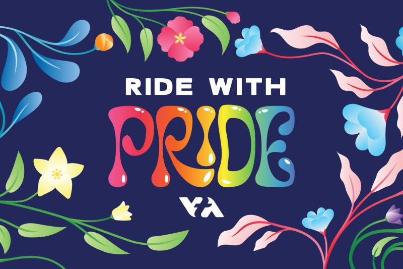ride with pride graphic