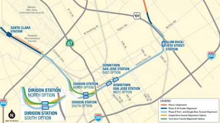 BART Phase II Map during environmental