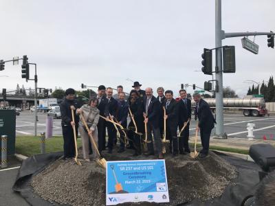 mathilda ave groundbreaking event