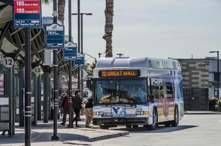 bus at Eastridge Transit Center