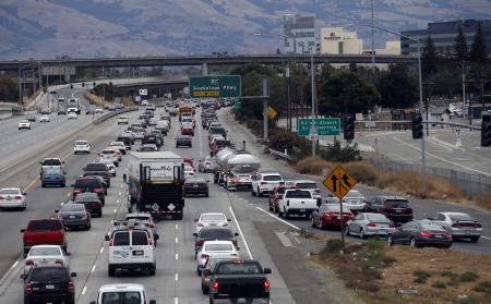 Highway 87 traffic