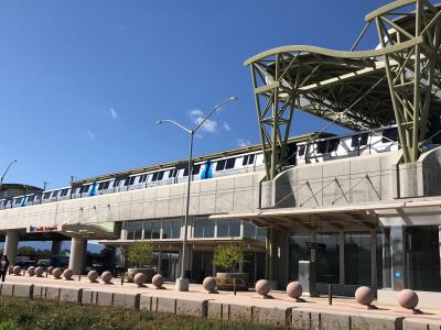 BART train at Berryessa Station