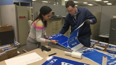 sorting bus stop signs