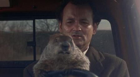 man holding groundhog