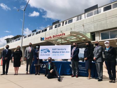 BART to San Jose opens June 13, 2020!