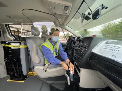 Paratransit driver bubble for minivans