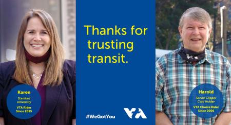 Thanks for trusting in transit