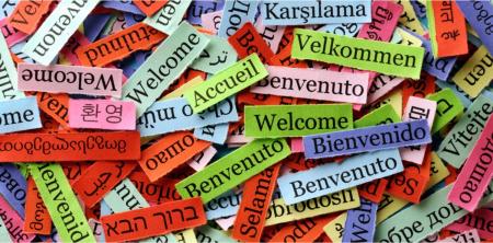 Welcome in many languages