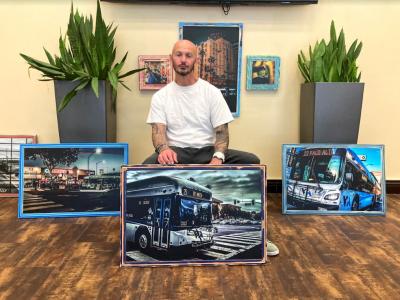 artist and VTA bus driver Danny Quintana