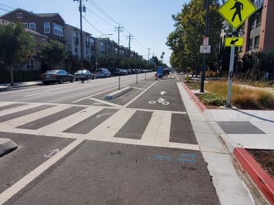 A Class 4 Bikeway in San Jose