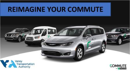 Image of the vehicles uses for the Vanpool program